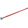 Fiberglass Dust Mop Handle with Clip-On Connector 60 - Red