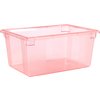 StorPlus Color-Coded Food Box Storage Container 16.6 Gallon, 26 x 18 x 12 - Red