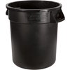 Bronco Round Waste Bin Food Container 10 Gallon - Black