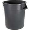 Bronco Round Waste Bin Food Container 10 Gallon - Gray