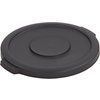 Bronco Round Waste Bin Food Container Lid 10 Gallon - Gray