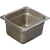 DuraPan Sixth-Size Heavy Gauge Stainless Steel Steam Table Hotel Pan 4 Deep - Stainless Steel
