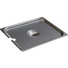 DuraPan Half-Size Stainless Steel Hotel Pan Slotted Handled Cover
