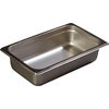 DuraPan Quarter-Size Heavy Gauge Stainless Steel Steam Table Hotel Pan 2.5 Deep - Stainless Steel