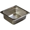 DuraPan Sixth-Size Heavy Gauge Stainless Steel Steam Table Hotel Pan 2.5 Deep - Stainless Steel