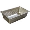 DuraPan Full-Size Light Gauge Stainless Steel Perforated Steam Table Hotel Pan 6 Deep