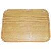 Glasteel Wood Grain Display/Bakery Tray 8.75 x 25.5 - Light Oak