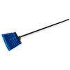 Flo-Pac Duo Sweep Warehouse Broom With Black Metal Threaded Handle 48 - Blue