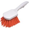 Sparta Utility Scrub Brush with Polyester Bristles 8 x 3 - Orange