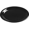 Sierrus Melamine Narrow Rim Dinner Plate 9 - Black