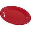 Sierrus Melamine Oval Platter Tray 9.5 x 7.25 - Red