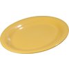 Sierrus Melamine Oval Platter Tray 12 x 9 - Honey Yellow