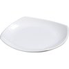 Melamine Upturned Corner Small Square Plate 7.75 - White