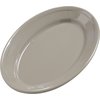 Dayton Melamine Oval Platter Tray 9.25 x 6.25 - Truffle