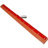 Flo-Pac Straight Red Gum Rubber Floor Squeegee With Heavy Duty Steel Frame 36