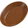 Dayton Melamine Oval Platter Tray 9.25 x 6.25 - Toffee