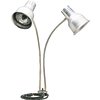 FlexiGlow Dual Arm Heat Lamp 24 - Aluminum