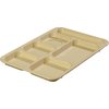 Right-Hand 6-Compartment Tray 14 X 10 - Tan