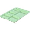 Right-Hand 6-Compartment Tray 14 X 10 - Green