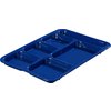 Right-Hand 6-Compartment Tray 14 X 10 - Blue
