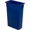 TrimLine Rectangle Waste Container Trash Can 23 Gallon - Blue