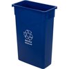 TrimLine Rectangle RECYCLE Waste Container 23 Gallon - Blue