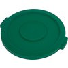 Bronco Round Waste Bin Food Container Lid 20 Gallon - Green