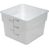 StorPlus Polyethylene Square Food Storage Container 12 qt - White