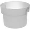 Bains Marie Round Food Storage Container 12 qt - White