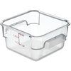 StorPlus Polycarbonate Square Food Square Container 2 qt - Purple