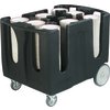 Optimizer Dish Dolly with 6 Dividers 19 - Black