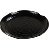 Terra Round Textured Platter 18 - Black
