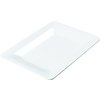 Designer Displayware Wide Rim Rectangle Platter 14 x 10 - White
