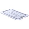 StorPlus Univ Lid - Food Pan PC Handled Notched 1/4 Size - Clear