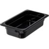 StorPlus Food Pan PC 2.5 DP 1/4 Size - Black