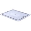 StorPlus Univ Lid - Food Pan PC Flat Notched Half Size - Clear