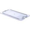 StorPlus Univ Lid - Food Pan PC Flat Notched 1/3 Size - Clear
