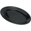 Dallas Ware Melamine Oval Platter Tray 9.25 x 6.25 - Black