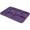 Left-Hand Heavy Weight 6-Compartment Tray - Purple