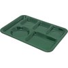 Left-Hand Heavy Weight 6-Compartment Tray - Forest Green