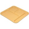 4-Compartment Tray 10-1/8, 9-25/32, 1/2 - Honey Yellow