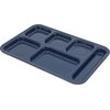 Tray 6 Compartment Right Hand 14.5 x 10 - Dark Blue