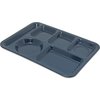 Left-Hand Heavy Weight 6-Compartment Tray - Caf Blue