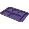 Tray 6 Compartment Right Hand 14.5 x 10 - Purple