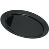 Dallas Ware Melamine Oval Platter Tray 12 x 8.5 - Black