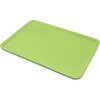 Glasteel Solid Display/Bakery Tray 17.75 x 12.75 - Lime