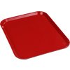 Glasteel Solid Rectangular Tray 16.4 x 12 - Red