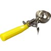 Stainless Steel Disher Scoop #20 Size 2 oz - Yellow