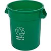 Bronco Round RECYCLE Container 20 Gallon - Green