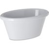 Melamine Smooth Oval Ramekin 4 oz - White